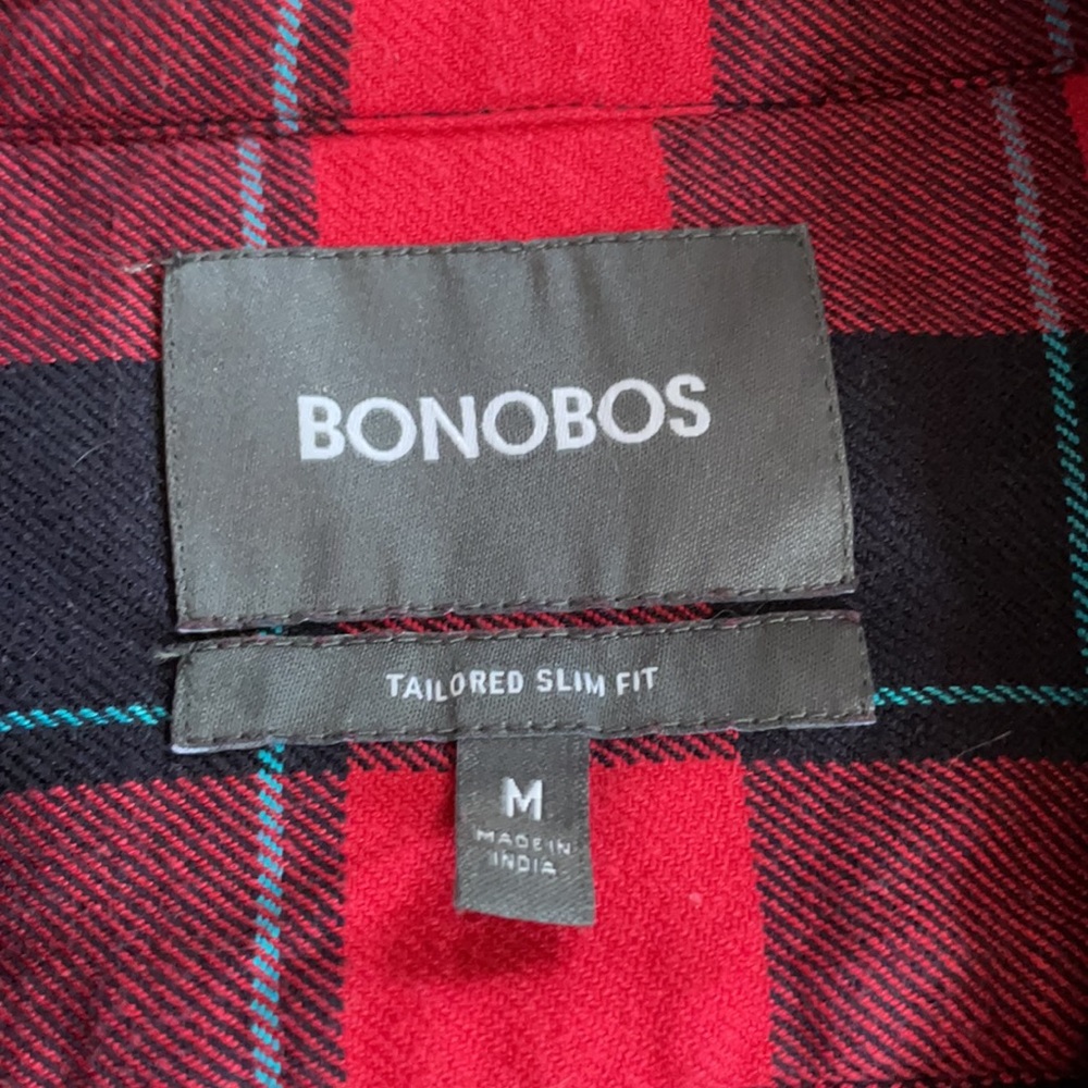 Bonobos flannel button down - Picture 2 of 4